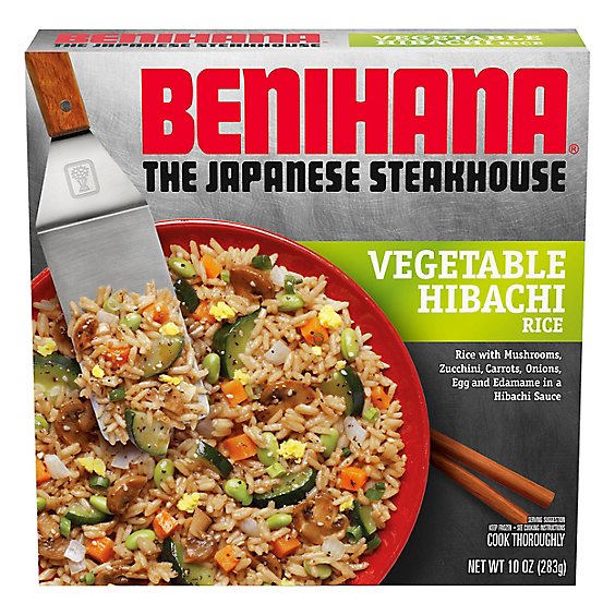 Benihana The Japanese Steakhouse Vegetable Hibachi Rice Frozen Meal Box - 10 Oz