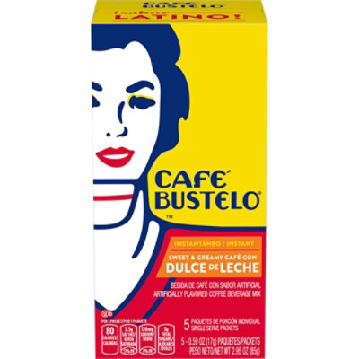 Cafe Bustelo Con Dulce De Leche Stick Instant Coffee 2.95 Oz Safeway
