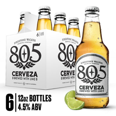 Firestone Walker 805 Cerveza Beer Lager Bottles - 6-12 Fl. Oz.
