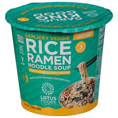 Lotus Foods Ramen Soup Cup Rice Grlc - 1.94 Oz - Image 2
