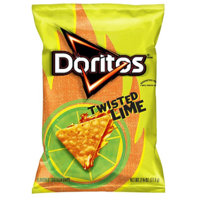 DORITOS Tortilla Chips Twisted Lime 2.75 Ounce - 2.75 Oz - Image 3