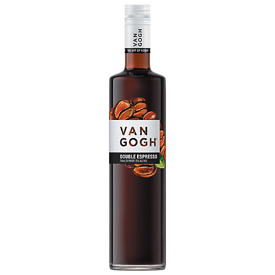 Vincent Van Gogh Vodka Double Espresso Coffee Flavored - 750 Ml