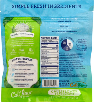 Califlour Flatbread Spicy Jalapeno - 1.5 Oz - Image 6