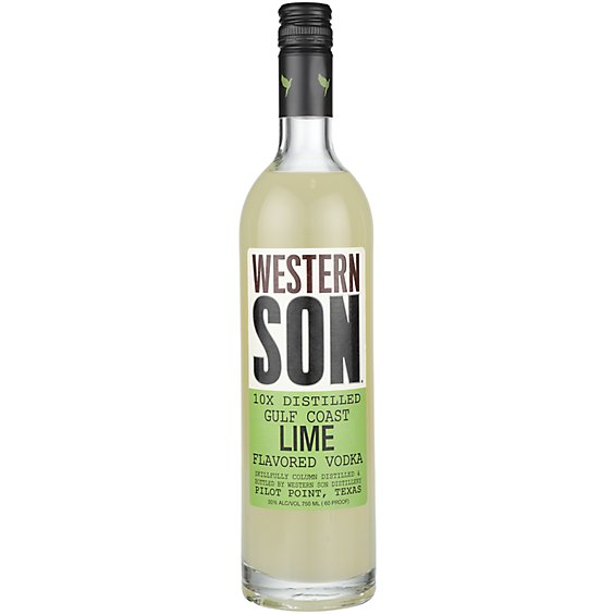 Western Son Vodka Gulf Coast Lime - 750 Ml