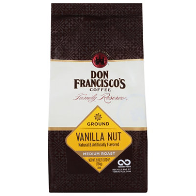 Don Franciscos Reserve Vanilla Nut Ground Coffee - 28 Oz
