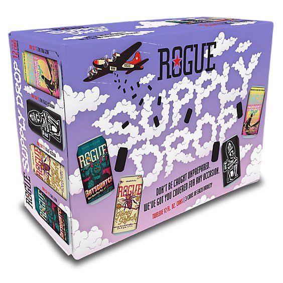 Rogue Supply Drop 12 Pk Variety In Cans - 12-12 Fl. Oz.