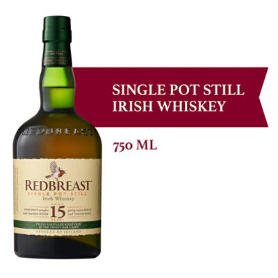 Redbreast Irish Whiskey Single Pot Still 15 Years - 750 Ml - Image 1