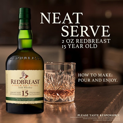 Redbreast Irish Whiskey Single Pot Still 15 Years - 750 Ml - Image 2