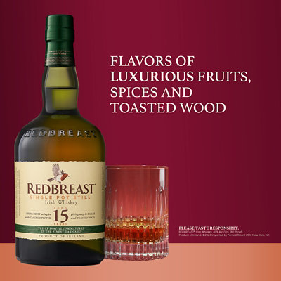 Redbreast Irish Whiskey Single Pot Still 15 Years - 750 Ml - Image 4