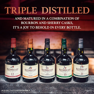 Redbreast Irish Whiskey Single Pot Still 15 Years - 750 Ml - Image 3