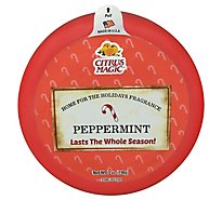 Citrus Magic Air Freshener Solid Odor Absorbing Holiday Peppermint - 7 Oz