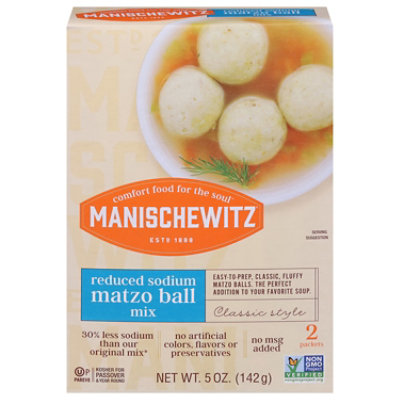 Manischewitz Matzo Ball Mix Reduced Sodium - 5 Oz - Image 3