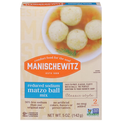 Manischewitz Matzo Ball Mix Reduced Sodium - 5 Oz