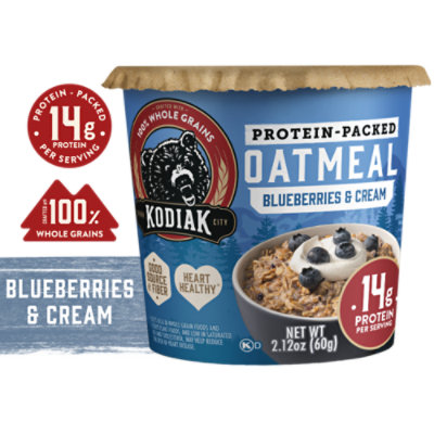 Kodiak Blueberries & Cream Oatmeal Power Cup - 2.12 Oz - Image 4