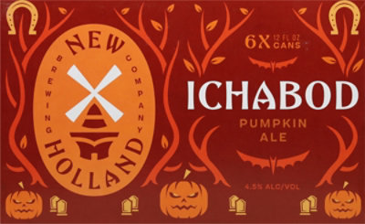 New Holland Ale Ichabod Pumpkin - 72 Fl. Oz. - Image 4