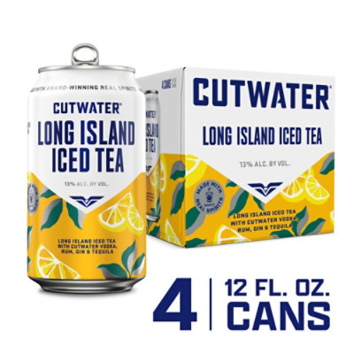 Cutwater Spirits Long Island Iced Tea In Cans - 4-12 Fl. Oz. - Image 1