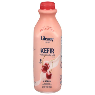Lifeway Cultured Lowfat Milk Cherry Kefir - 32 Fl. Oz. - Image 1