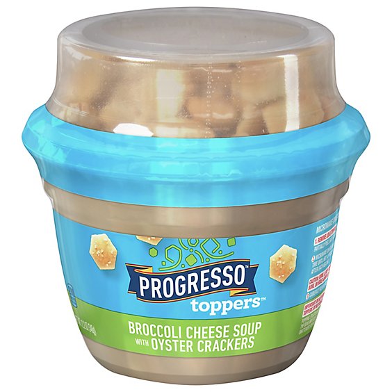 Progresso Broccoli Cheese Soup With Oyster Crackers - 12.2 Oz