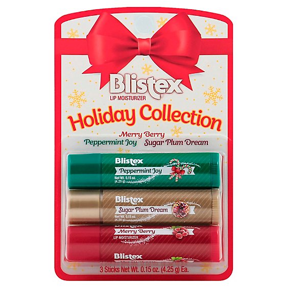 Blistex Holiday Collection Lip Moisturizer Classic Blister Pack - Each