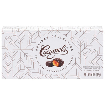 Cocomels Gift Box Chc Sqrs Crml Drk - 8 Count - Image 3