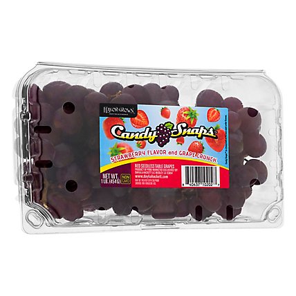 Grapes Red Candy Snap - 1 Lb - Image 1