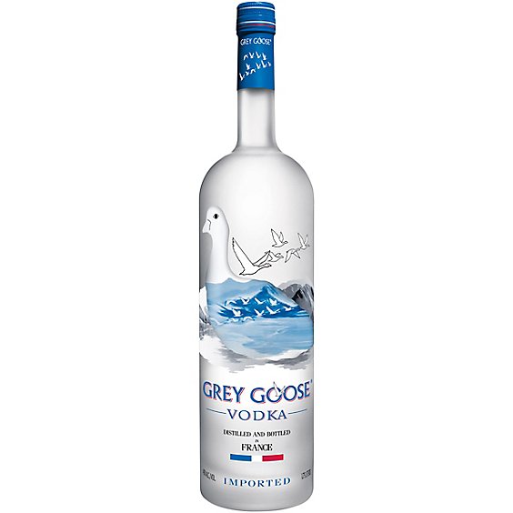 Grey Goose Vodka With 2 Stemless Glasses Box - 750 Ml