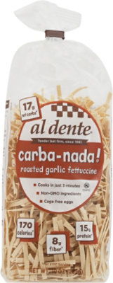 Al Dente Carba Nada Pasta Fettuccine Roasted Garlic - 10 Oz - Image 2