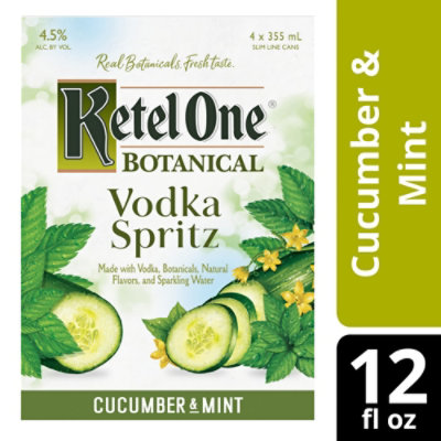 Ketel One Botanical Cucumber and Mint Vodka Spritz - 4-12 Fl. Oz. - Image 2
