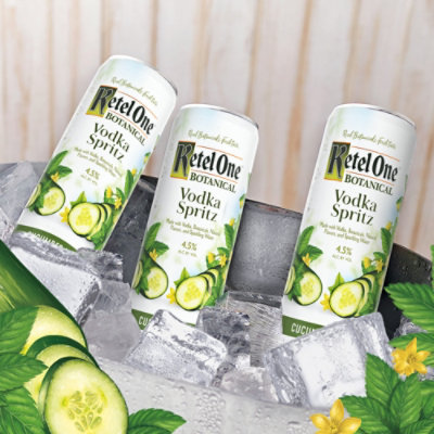 Ketel One Botanical Cucumber and Mint Vodka Spritz - 4-12 Fl. Oz. - Image 3