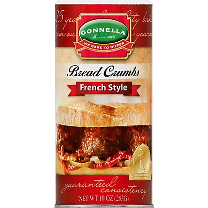 Gonnella Bread Crumbs French Style - 10 Oz - Image 2