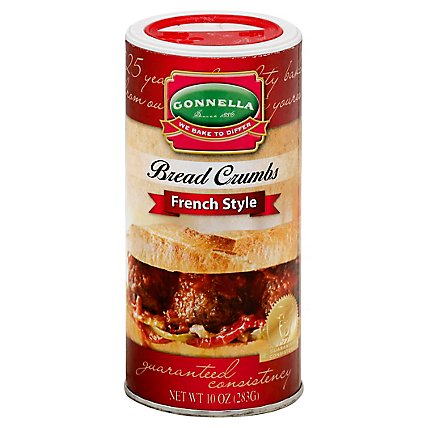 Gonnella Bread Crumbs French Style - 10 Oz - Image 1