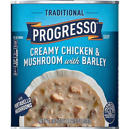 Progresso Traditional Creamy Chicken & Mushroom With Barley Soup - 18.5 Oz - Image 2