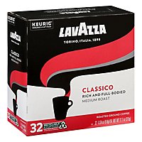 Lavazza K-Cups Coffee Ground Box 32 Caps Kcup Classico - 11.18 Oz - Image 1