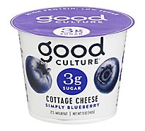 good culture 3g Sugar Cottage Cheese Simply Blueberry - 5 Oz