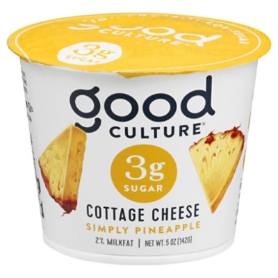 good culture 3g Sugar Cottage Cheese Simply Pineapple - 5 Oz - Image 3