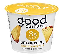 good culture 3g Sugar Cottage Cheese Simply Pineapple - 5 Oz