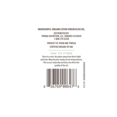 Primal Kitchen Organic Extra Virgin Olive Oil - 16.9 Oz - Image 5