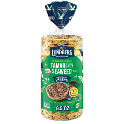 Lundberg Organic Rice Cake Tamari With Seaweed - 8.5 Oz - Image 2