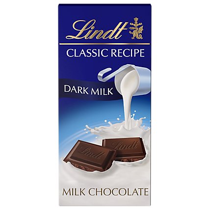 Lindt Classic Recipe Chocolate Bar Dark Milk Chocolate 45% Cocoa - 4.1 Oz - Image 2