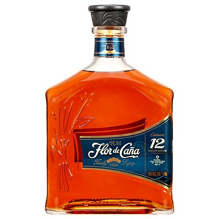 Flor De Cana Rum Centenario Gold 12 Year - 750 Ml - Image 3