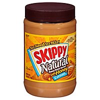 Skippy Creamy Natural Peanut Butter Spread With Honey - 40 Oz - Image 3