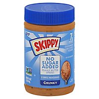 Skippy No Sugar Added Chunky Spreads - 16 Oz - Image 1
