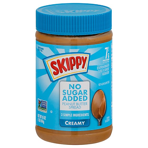Skippy No Sugar Added Creamy Spread - 16 Oz