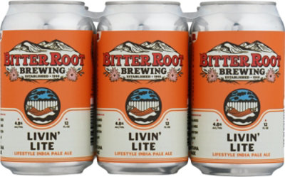 Bitter Root Living Lite Lifestyle Ipa Cn - 6-12 Fl. Oz. - Image 2
