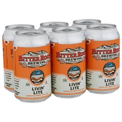 Bitter Root Living Lite Lifestyle Ipa Cn 612 Fl. Oz. Safeway