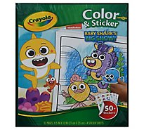 Crayola Color & Sticker Book Baby Shark - Each
