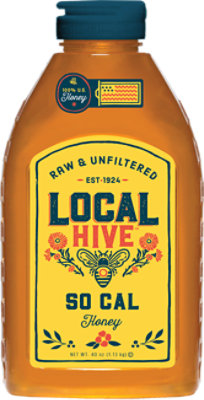 Local Hive Honey Raw & Unfiltered So Cal - 40 Oz