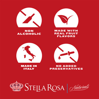Stella Rosa Natural Red Non Alcoholic Wine - 750 Ml - Image 3