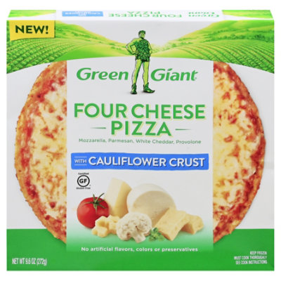 Green Giant Pizza Cauliflower Crust Four Cheese Frozen - 9.6 Oz - Image 3