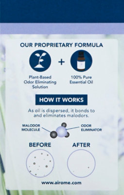 Airome Odor Eliminator With Essential Oil French Lavender - 0.33 Fl. Oz. - Image 2